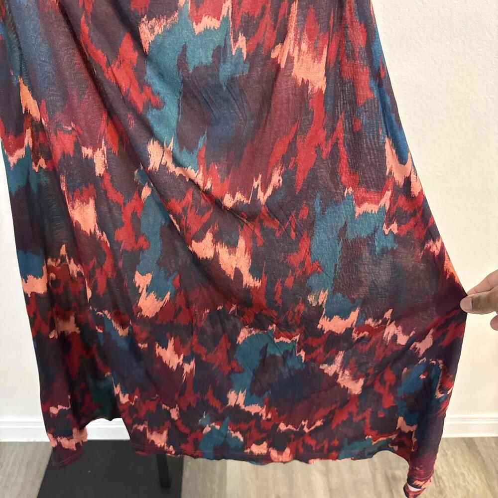 Ulla Johnson Printed Sleeveless Livia Dress w/ Side Ruching (Sz: P or 00/0) $520 - Picture 4 of 14